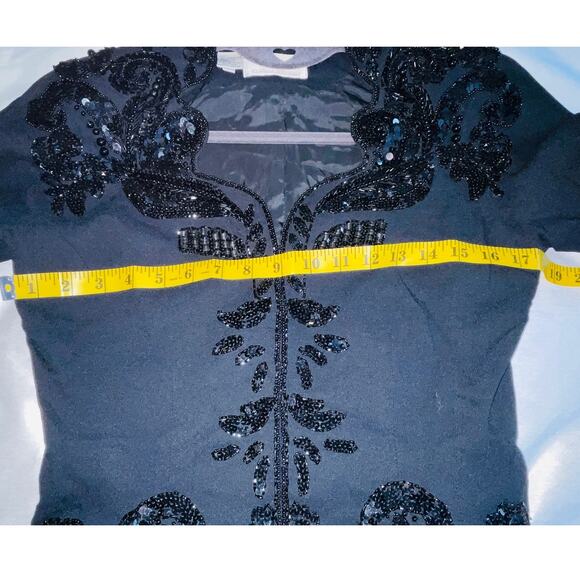 Vintage D'Ore by Della Roufogali Sequined Jacket - Women's Size 4 - Fabulous! - Picture 5 of 10